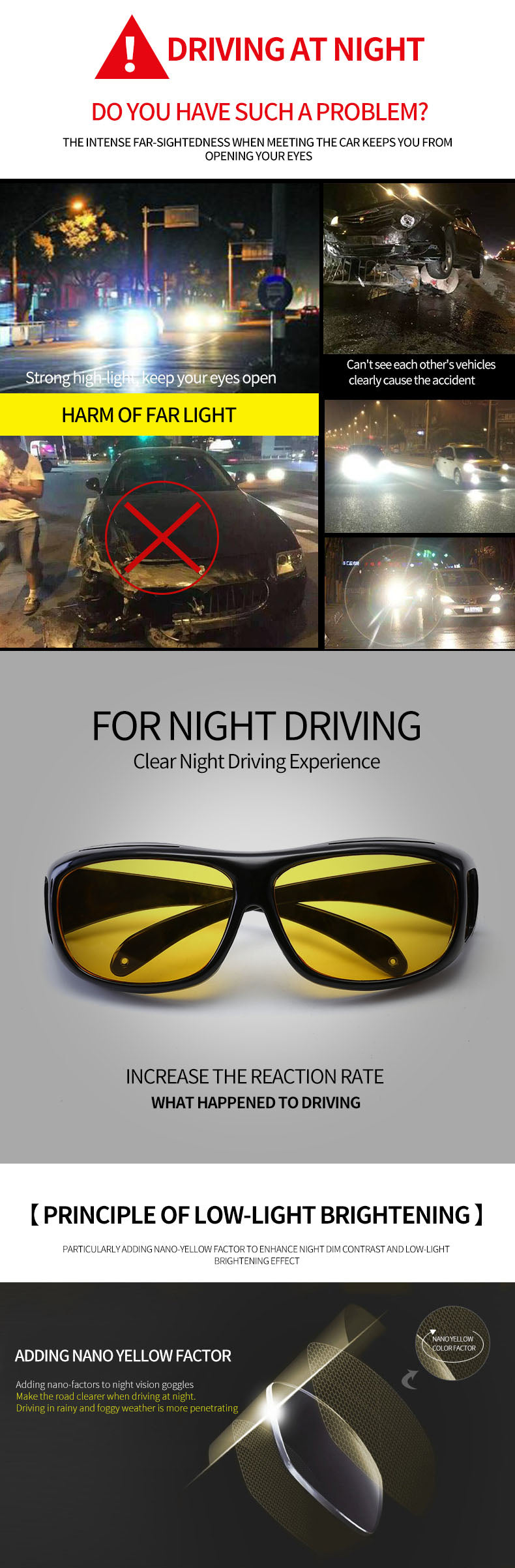 Night Vision Sunglasses for Driving